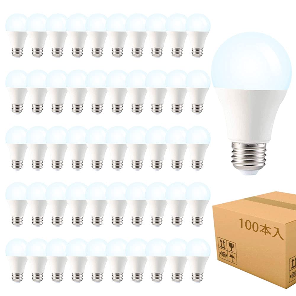 Amazon | LED電球ライトE26 60W形相当 外径45mm 長さ80mm 密閉器具対応